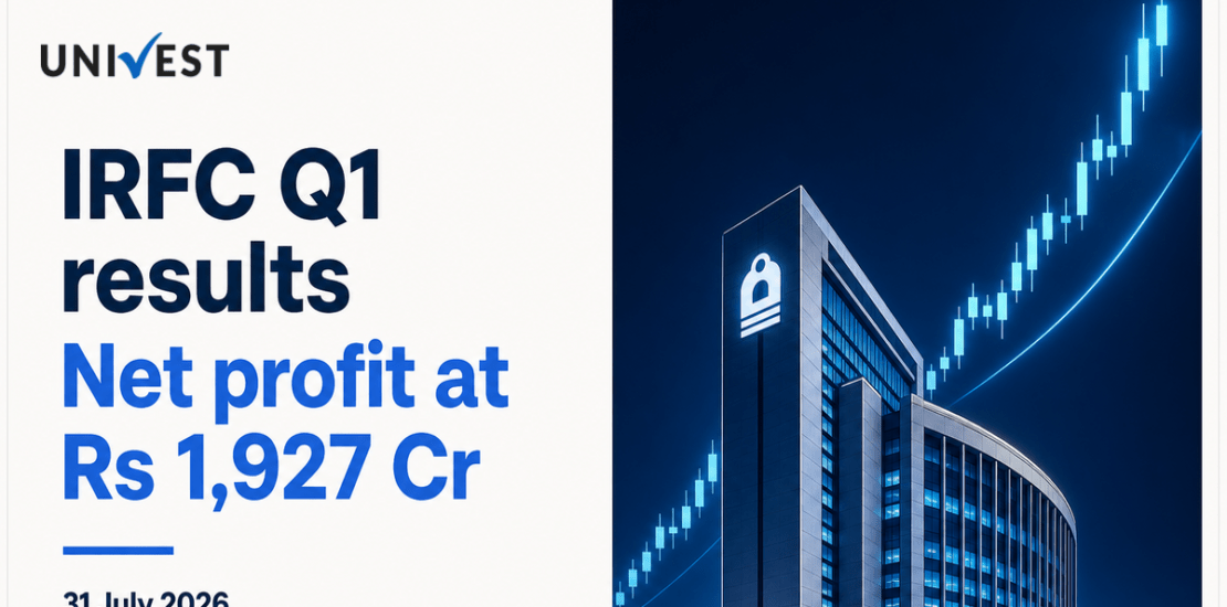 IRFC Q1 Results FY27: Net Profit at Rs 1,927 Cr for June 2026 Quarter