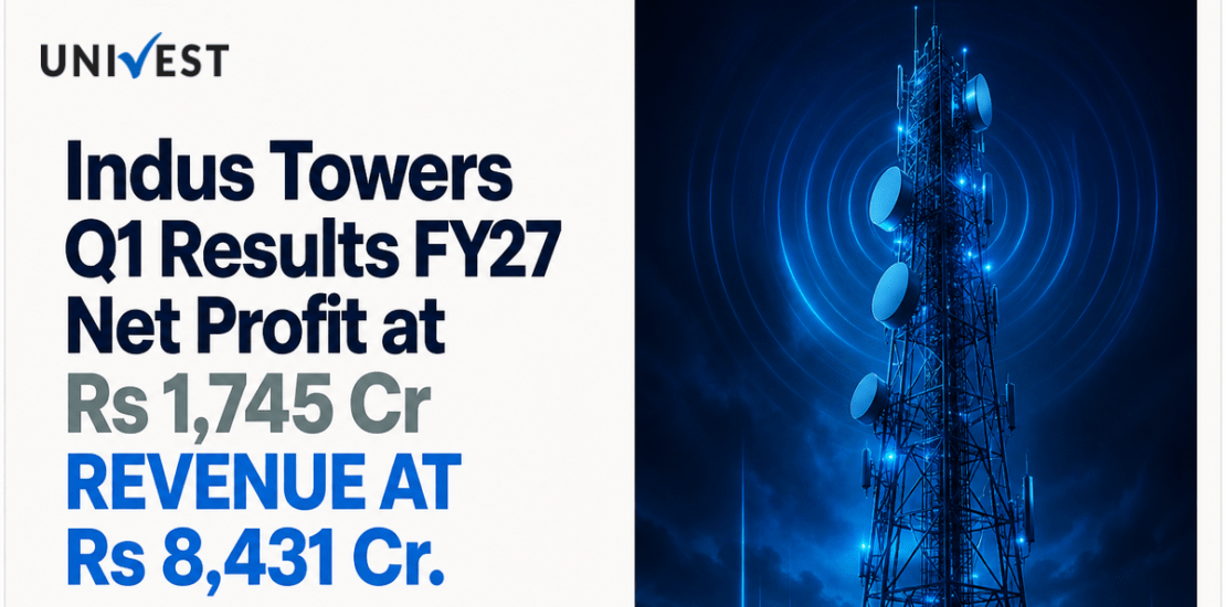 Indus Towers Q1 Results FY27: Net Profit at Rs 1,745 Cr for June 2026 Quarter