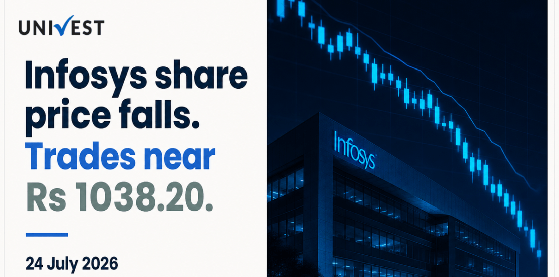 Infosys Share Price Falls After Q1 Results, Trades Near Rs 1038.20