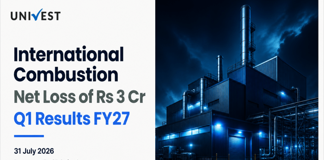 International Combustion Q1 Results FY27: Net Loss at Rs 3 Cr for June 2026 Quarter