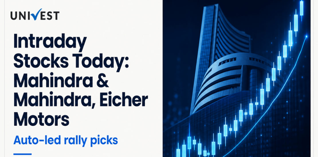Intraday Stocks for Today: Ankit Jaiswal and Kunal Singla of Univest Pick Mahindra & Mahindra, Eicher Motors, Coal India