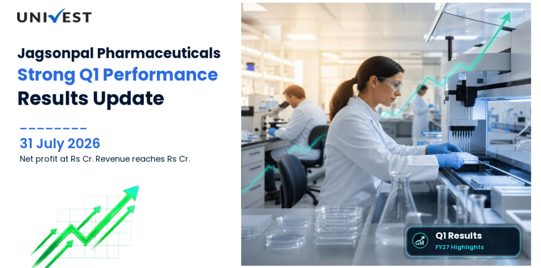 Jagsonpal Pharmaceuticals Q1 Results FY27: Net Profit at Rs 13 Cr for June 2026 Quarter