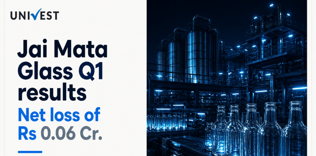 Jai Mata Glass Q1 Results FY27: Net Loss at Rs 0.06 Cr for June 2026 Quarter