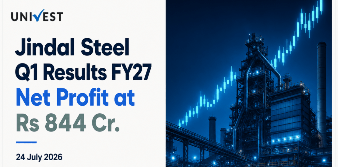 Jindal Steel Q1 Results FY27: Net Profit at Rs 844 Cr for June 2026 Quarter
