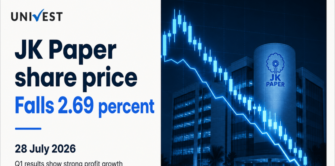 JK Paper Share Price Falls 2.69 Percent After Q1 Results