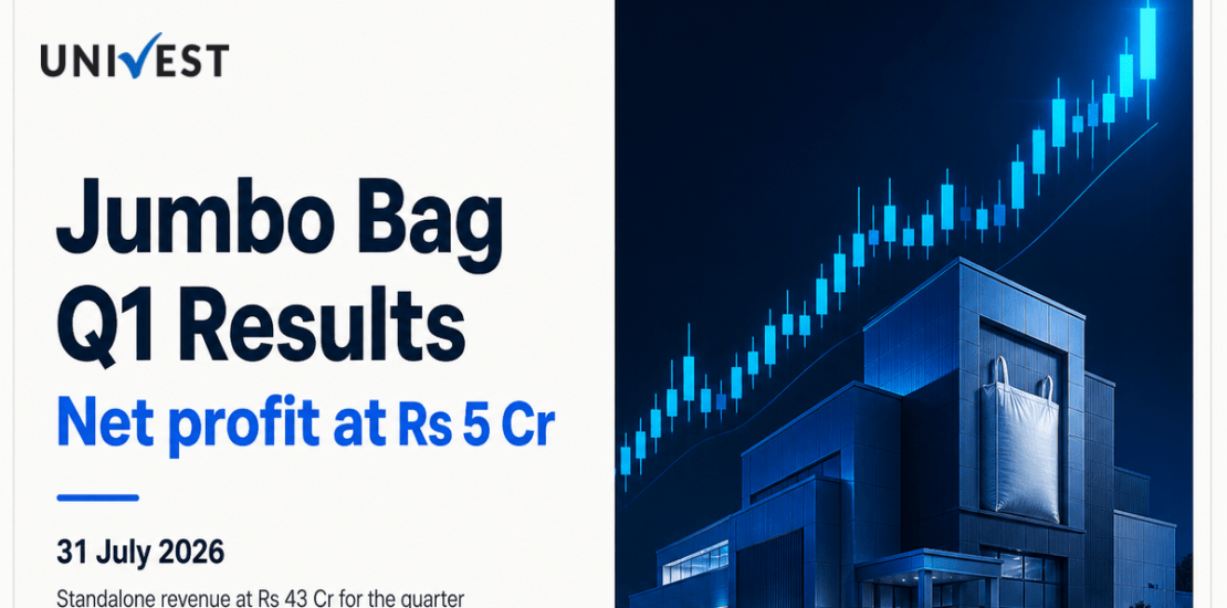 Jumbo Bag Q1 Results FY27: Net Profit at Rs 5 Cr for June 2026 Quarter