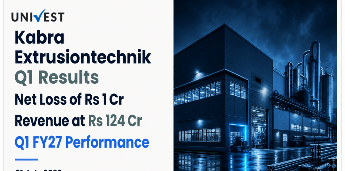 Kabra Extrusiontechnik Q1 Results FY27: Net Loss at Rs 1 Cr for June 2026 Quarter