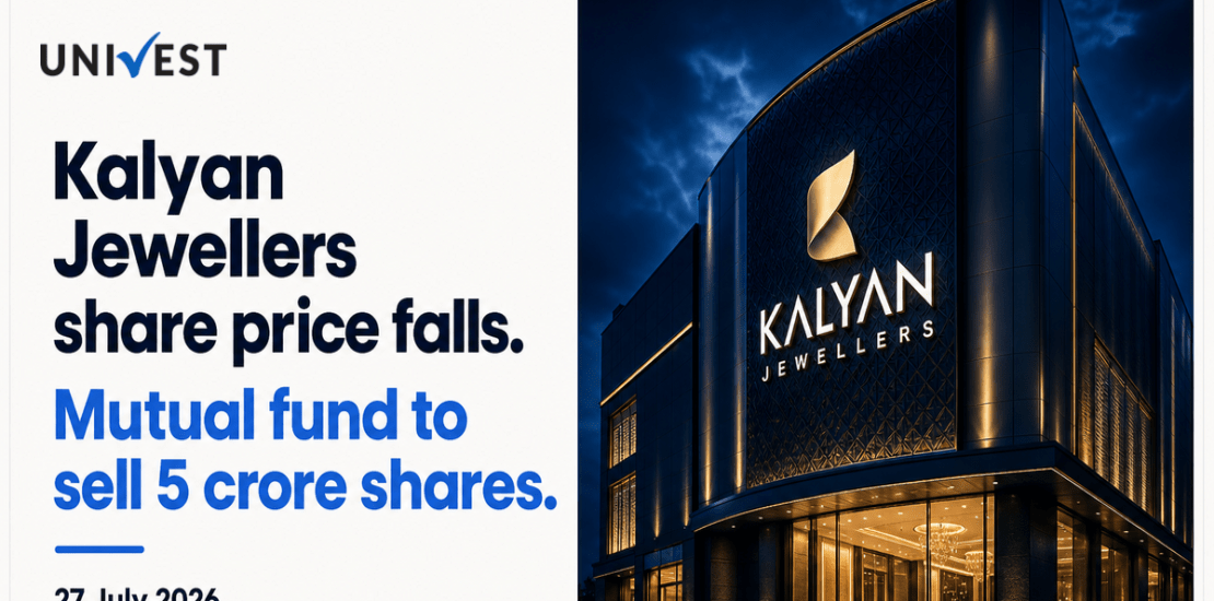 Kalyan Jewellers Share Price Falls on Report of Mutual Fund Looking to Sell 5 Crore Shares