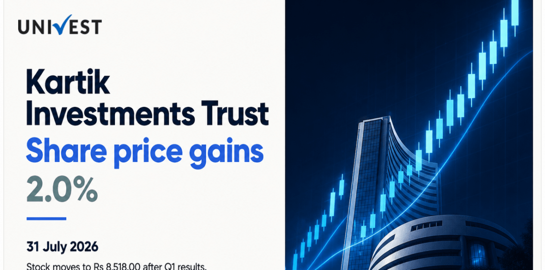 Kartik Investments Trust Share Price Gains 2.0% After Q1 Results