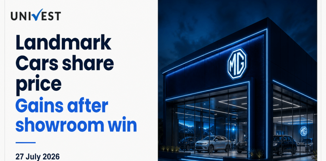 Landmark Cars Share Price Gains After Winning LoI to Open MG Experia Showroom in Ahmedabad