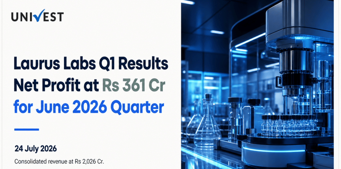 Laurus Labs Q1 Results FY27: Net Profit at Rs 361 Cr for June 2026 Quarter