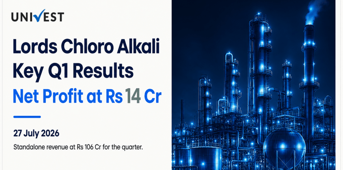 Lords Chloro Alkali Q1 Results FY27: Net Profit at Rs 14 Cr for June 2026 Quarter