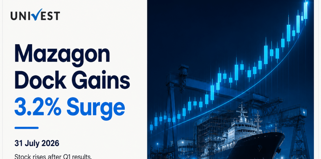 Mazagon Dock Shipbuilders Share Price Gains 3.2% After Q1 Results