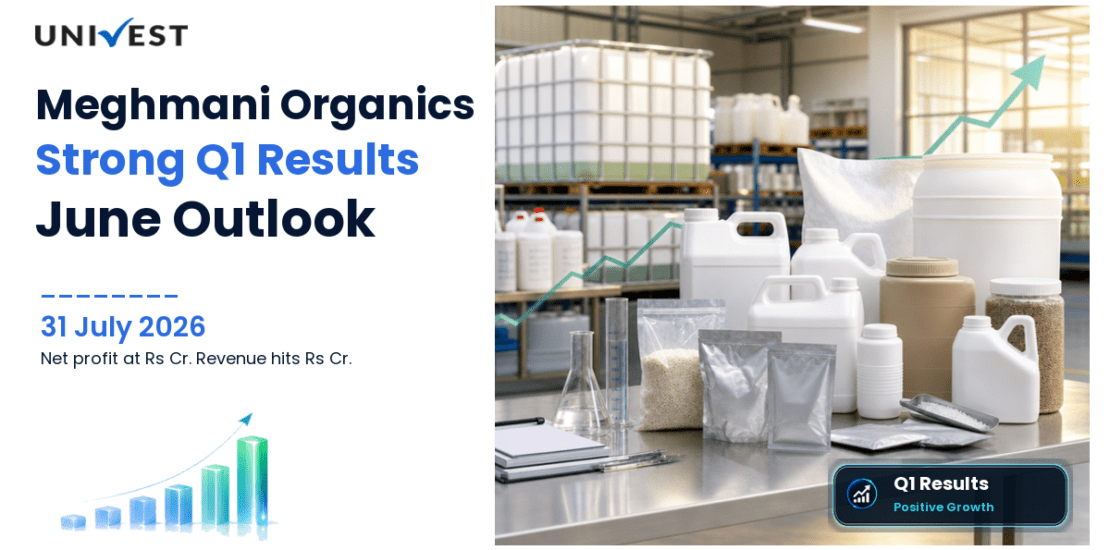 Meghmani Organics Q1 Results FY27: Net Profit at Rs 48 Cr for June 2026 Quarter
