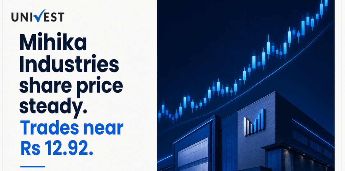 Mihika Industries Share Price Steady After Q1 Results, Trades Near Rs 12.92