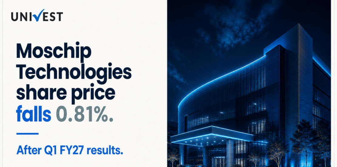 Moschip Technologies Share Price Falls 0.81% After Q1 FY27 Results