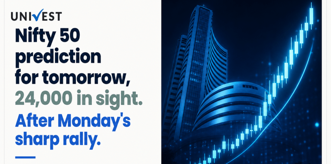 Nifty 50 Prediction for Tomorrow: 24,000 in Sight After Monday's Sharp Rally, 28 July 2026