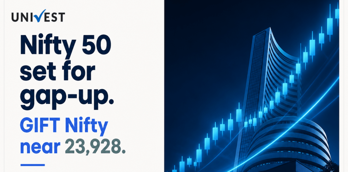Nifty 50 Today Set for Gap-Up Open as GIFT Nifty Trades Near 23,928 on 27 July 2026