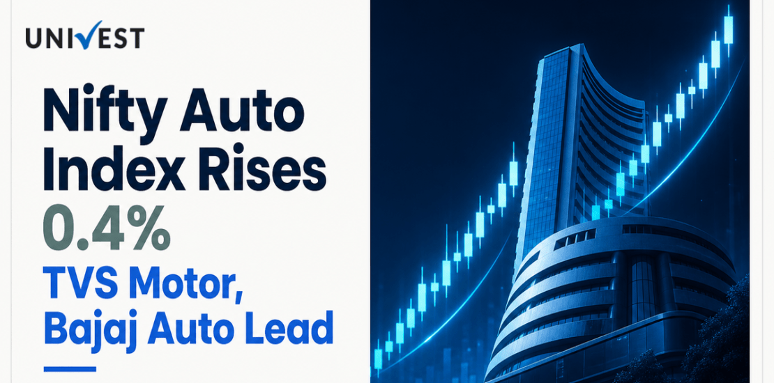 Nifty Auto Index Rises 0.4 Percent as TVS Motor, Bajaj Auto Lead Sector Gainers