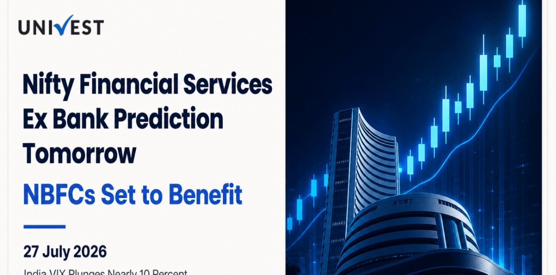 Nifty Financial Services Ex Bank Prediction for Tomorrow, 28 July 2026: NBFCs Set to Benefit as India VIX Plunges Nearly 10 Percent