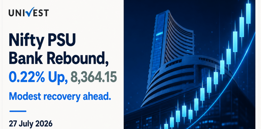 Nifty PSU Bank Prediction for Tomorrow, 28 July 2026: Index Adds 0.22 Percent to 8,364.15, a Modest Rebound