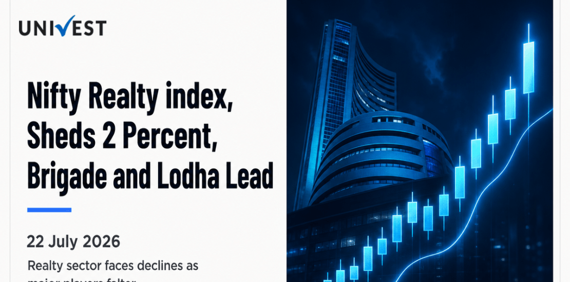 Nifty Realty Index Sheds 2 Percent as Brigade Enterprises, Lodha Developers Lead Sector Losers