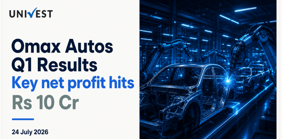 Omax Autos Q1 Results FY27: Net Profit at Rs 10 Cr for June 2026 Quarter