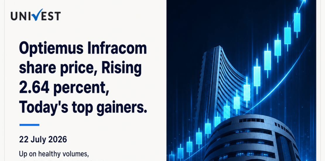 Optiemus Infracom Share Price Rising 2.64 Percent Today, Among Today's Top Gainers