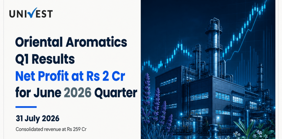 Oriental Aromatics Q1 Results FY27: Net Profit at Rs 2 Cr for June 2026 Quarter
