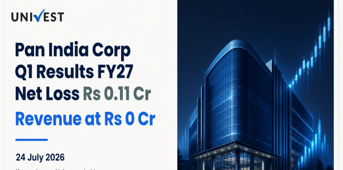 Pan India Corp Q1 Results FY27: Net Loss at Rs 0.11 Cr for June 2026 Quarter