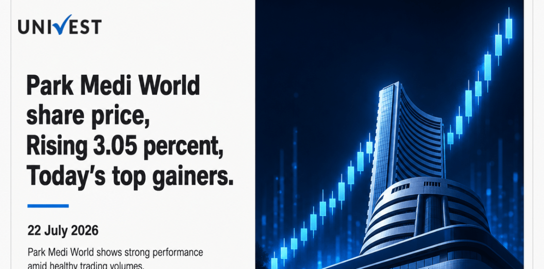 Park Medi World Share Price Rising 3.05 Percent Today, Among Today's Top Gainers