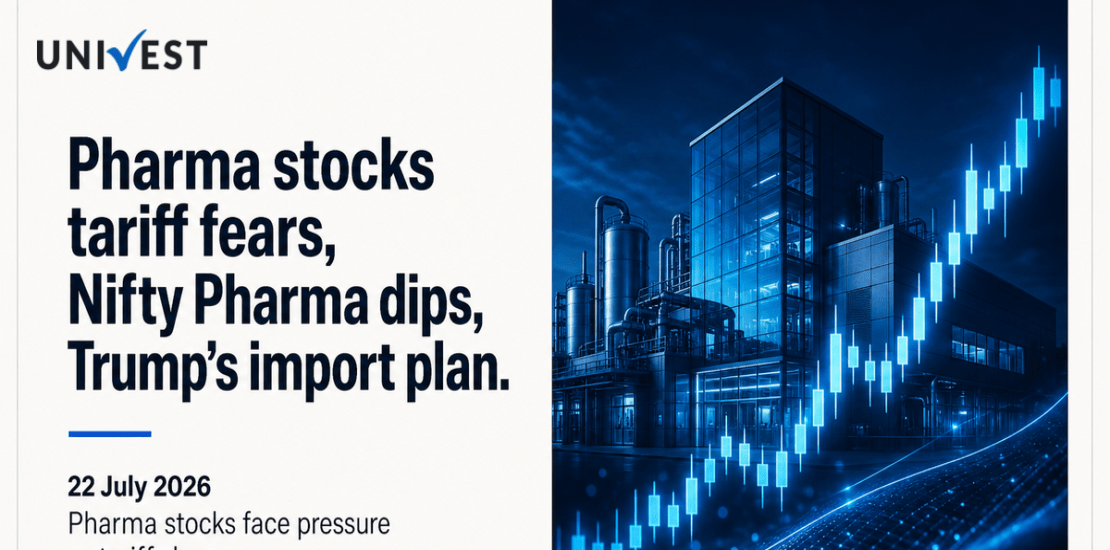 Pharma Stocks Tariff Fears Drag Nifty Pharma Nearly 2 Percent as Trump Unveils Generic Import Plan