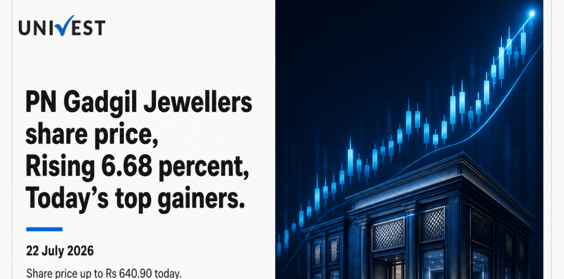 PN Gadgil Jewellers Share Price Rising 6.68 Percent Today, Among Today's Top Gainers