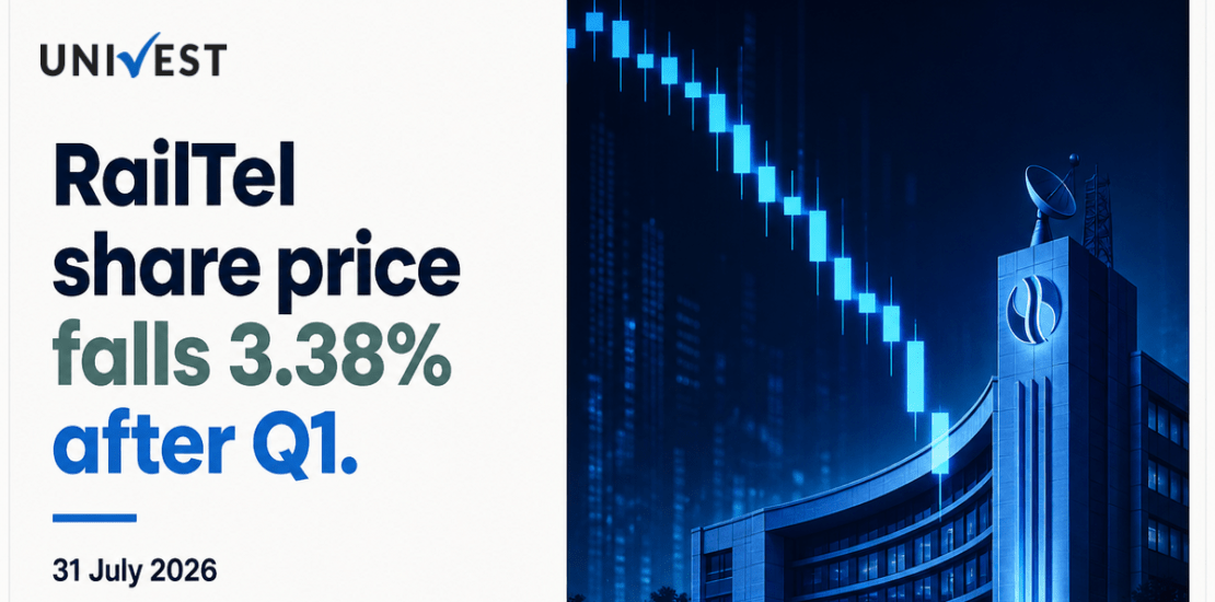 RailTel Corporation of India Share Price Falls 3.38% After Q1 Results