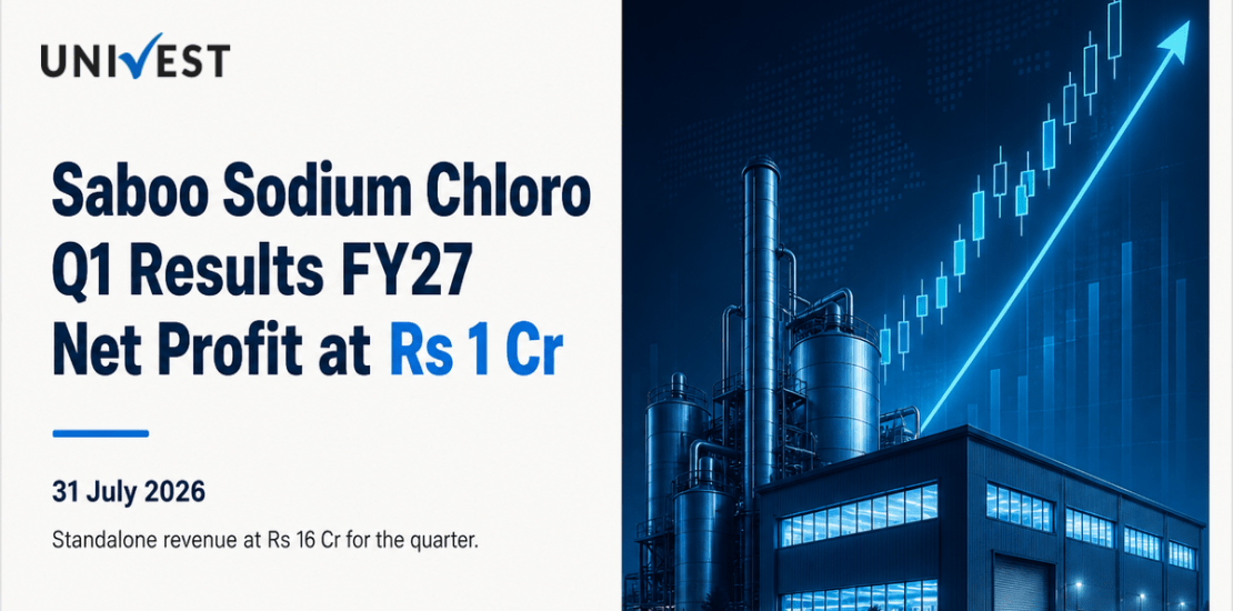 Saboo Sodium Chloro Q1 Results FY27: Net Profit at Rs 1 Cr for June 2026 Quarter