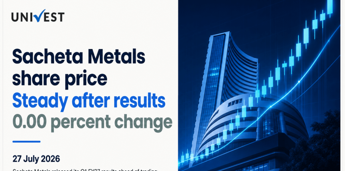 Sacheta Metals Share Price Stays Steady After Q1 FY27 Results