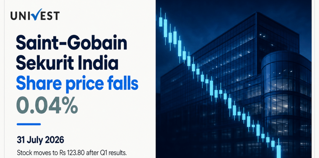 Saint-Gobain Sekurit India Share Price Falls 0.04% After Q1 Results