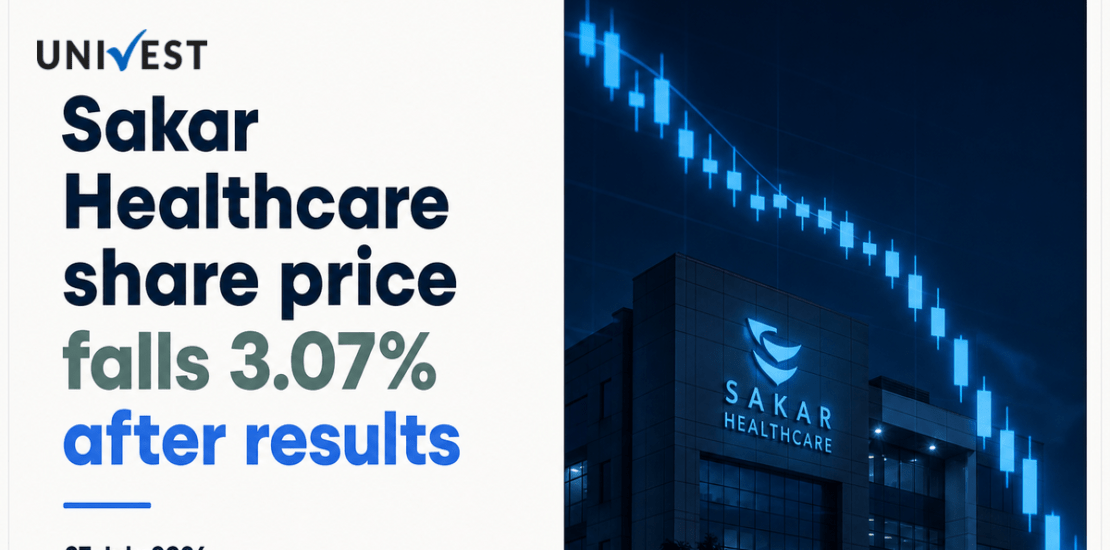 Sakar Healthcare Share Price Falls 3.07% After Q1 FY27 Results