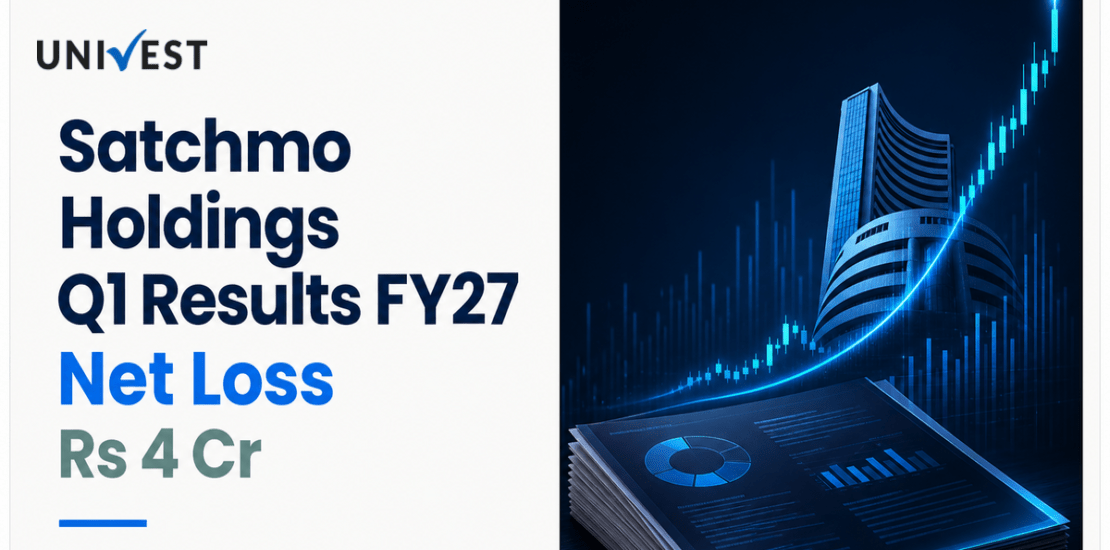 Satchmo Holdings Q1 Results FY27: Net Loss at Rs 4 Cr for June 2026 Quarter