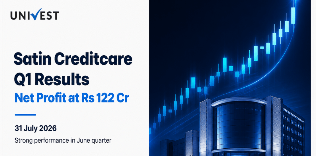 Satin Creditcare Q1 Results FY27: Net Profit at Rs 122 Cr for June 2026 Quarter
