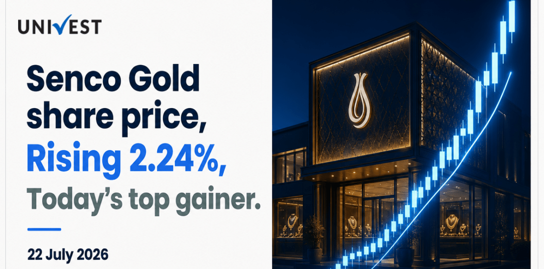 Senco Gold Share Price Rising 2.24 Percent Today, Among Today's Top Gainers