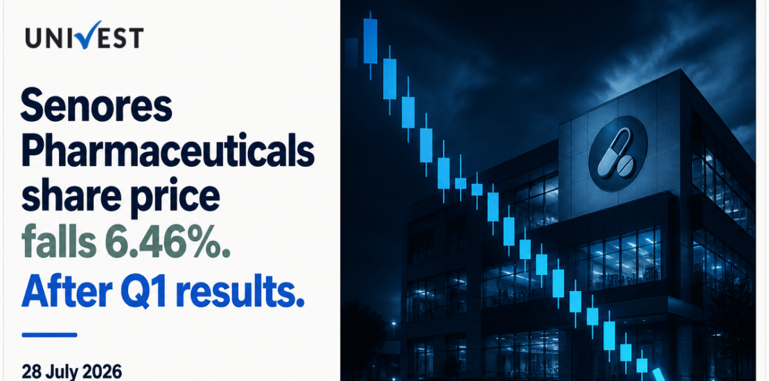 Senores Pharmaceuticals Share Price Falls 6.46 Percent After Q1 Results