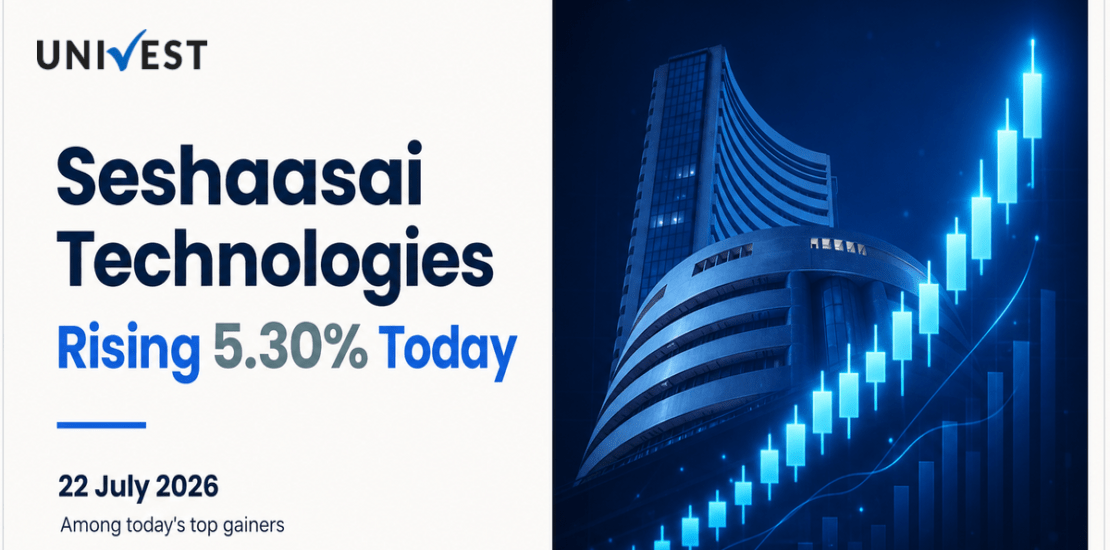 Seshaasai Technologies Share Price Rising 5.30 Percent Today, Among Today's Top Gainers