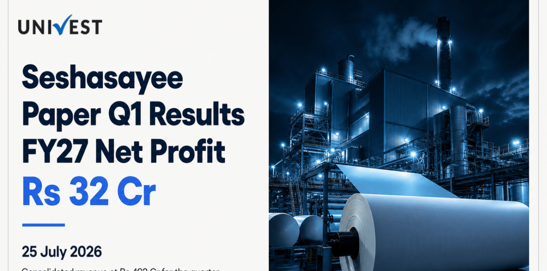 Seshasayee Paper Q1 Results FY27: Net Profit at Rs 32 Cr for June 2026 Quarter