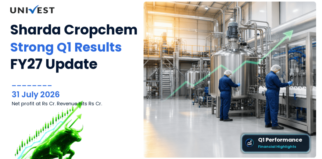 Sharda Cropchem Q1 Results FY27: Net Profit at Rs 88 Cr for June 2026 Quarter