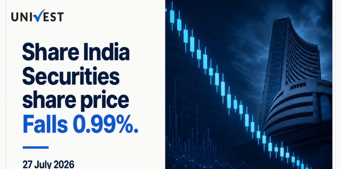 Share India Securities Share Price Falls 0.99% After Q1 FY27 Results