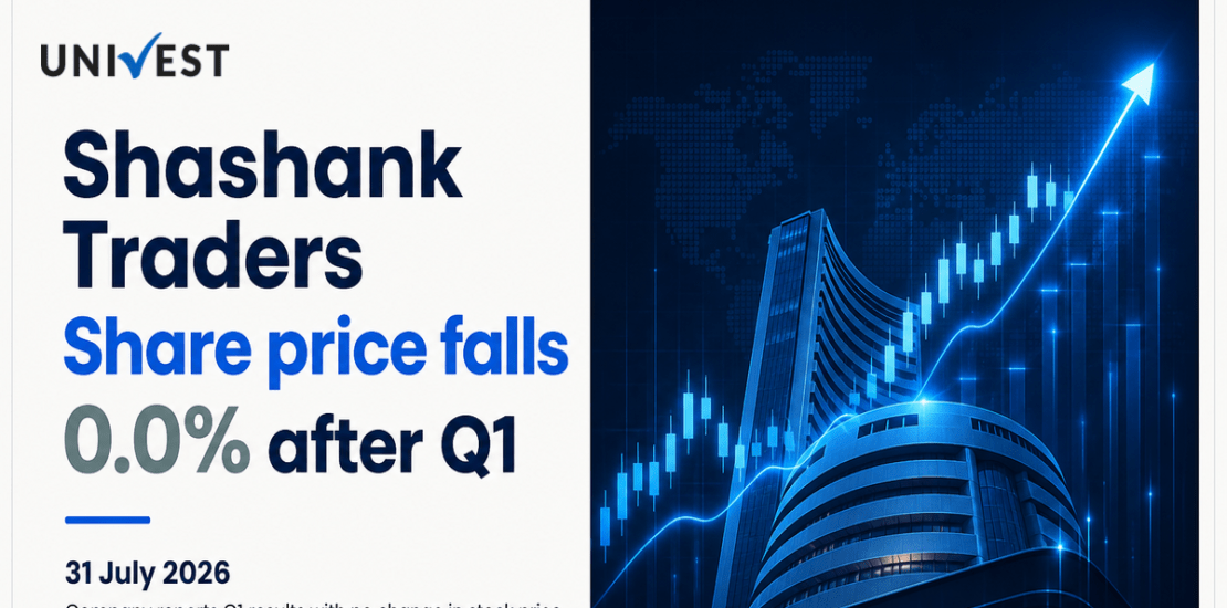 Shashank Traders Share Price Falls 0.0% After Q1 Results