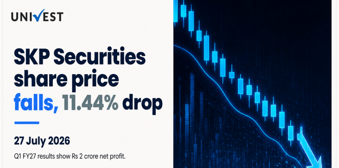 SKP Securities Share Price Falls 11.44% After Q1 FY27 Results
