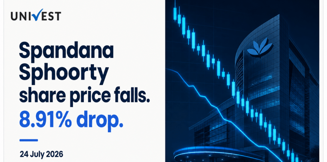 Spandana Sphoorty Share Price Falls After Q1 Results, Trades Near Rs 266.20