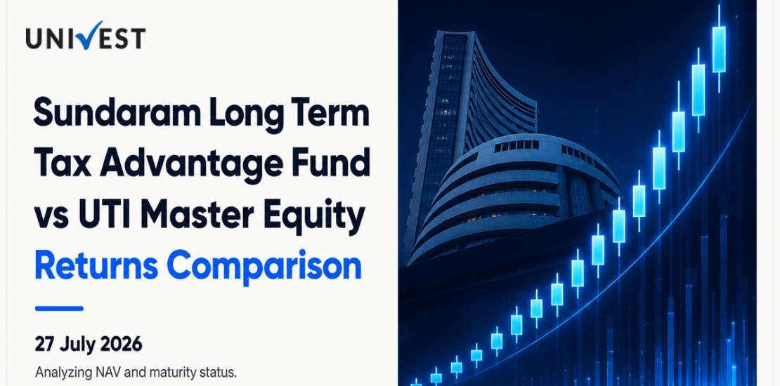 Sundaram Long Term Tax Advantage Fund Series I Direct Plan IDCW Payout vs UTI Master Equity Plan: NAV, Returns and Maturity Status Compared